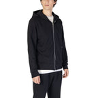 Underclub Black Cotton Hoodie
