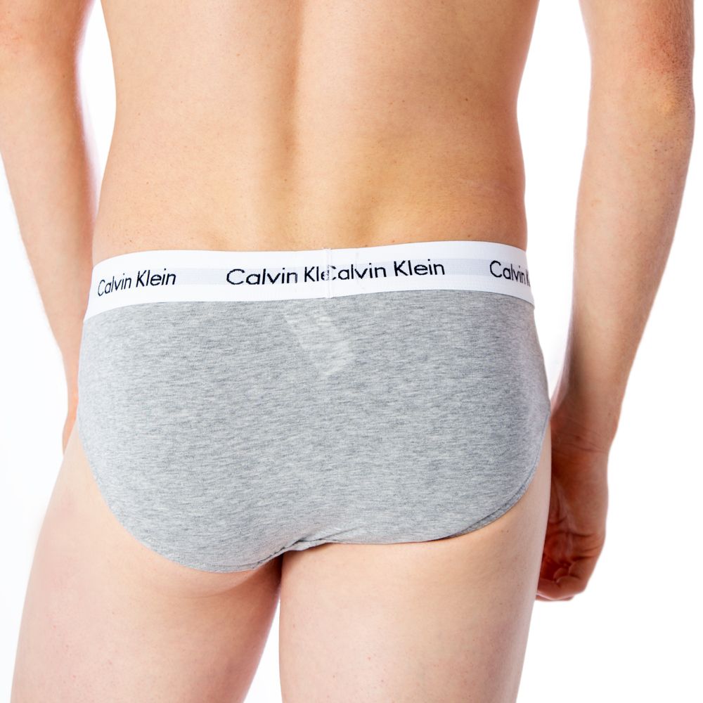 Calvin Klein Underwear Gray Cotton Briefs Calvin Klein Underwear