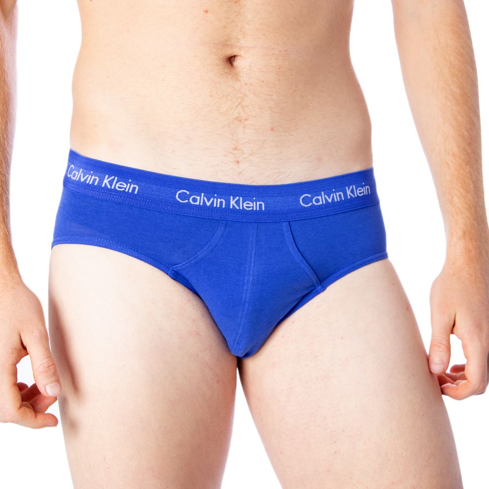 Calvin Klein Underwear Blue Cotton Briefs Calvin Klein Underwear