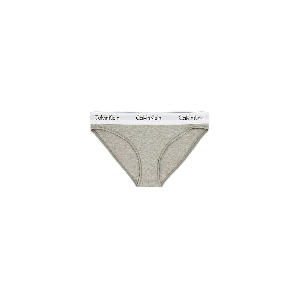 Calvin Klein Underwear Gray Cotton Pantie Calvin Klein Underwear