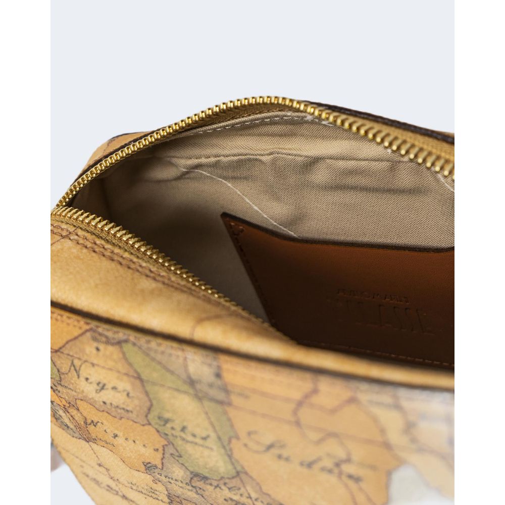 Alviero Martini Prima Classe Beige Cotton Handbag Alviero Martini Prima Classe