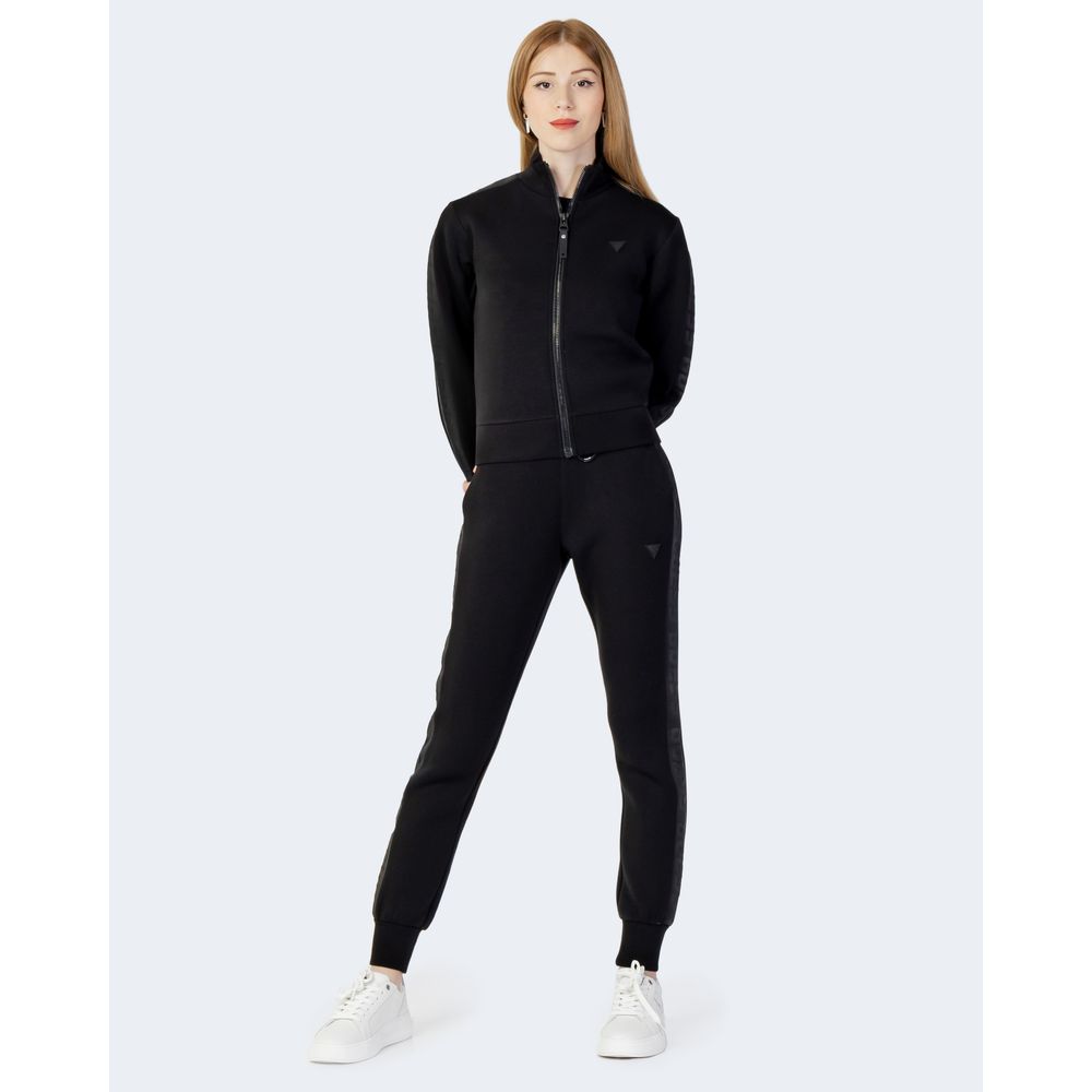 Guess Active Black Viscose Sweatshirt Guess Active