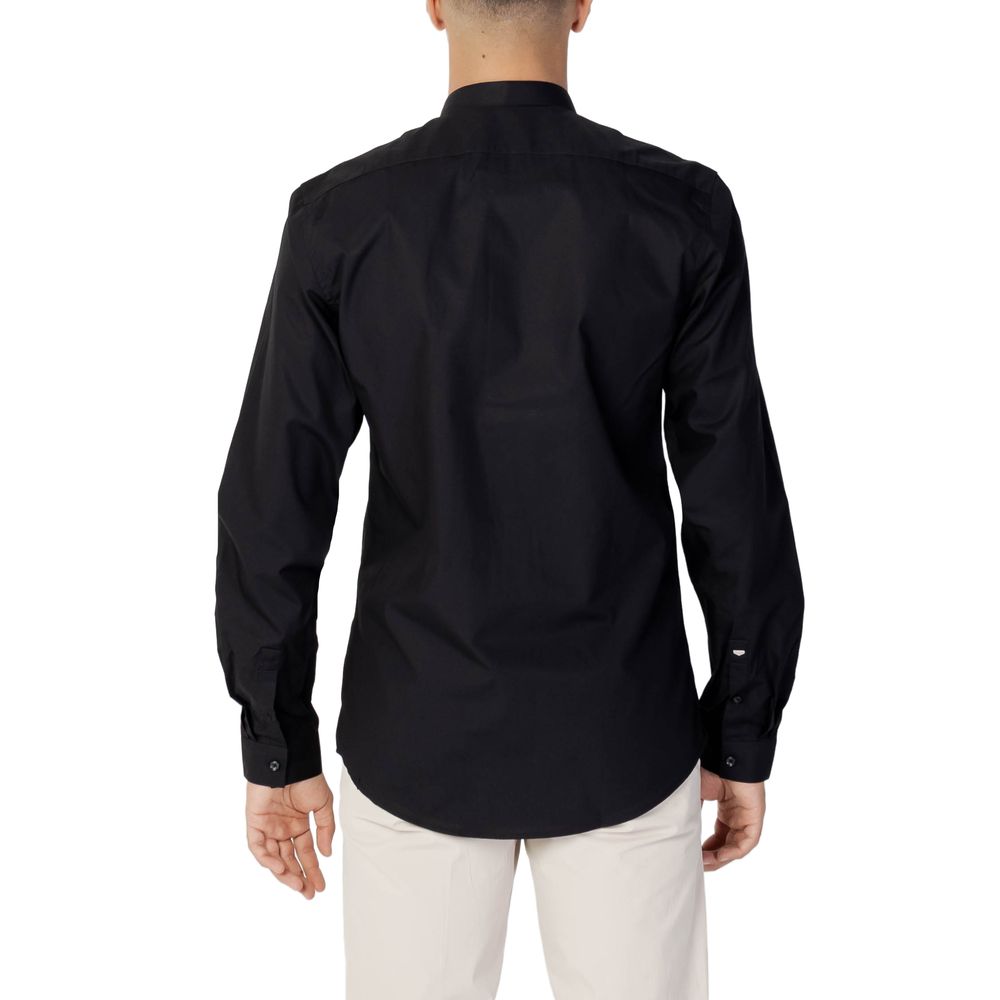 Antony Morato Black Cotton Shirt Antony Morato