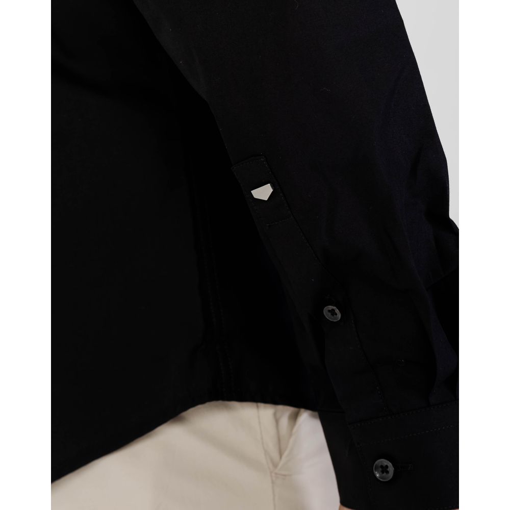 Antony Morato Black Cotton Shirt Antony Morato