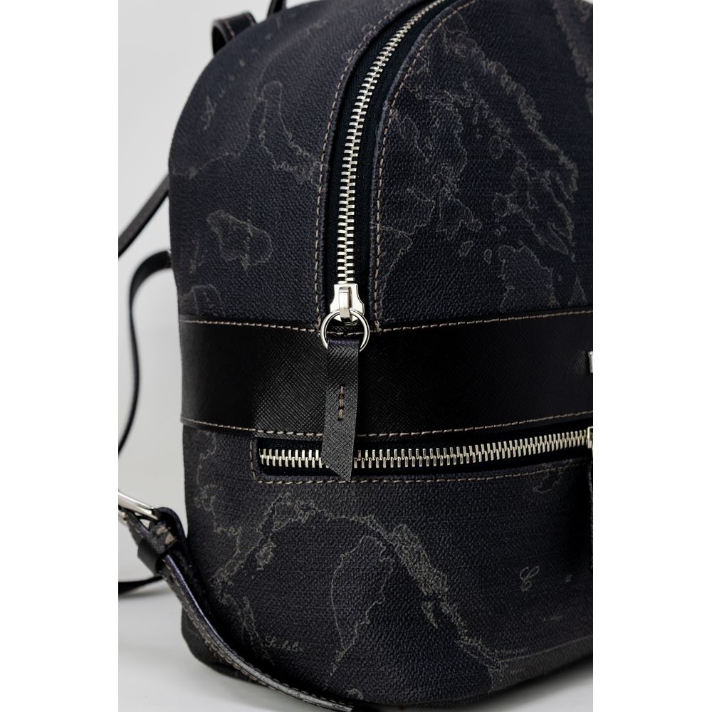 Alviero Martini Prima Classe Black Leather Backpack Alviero Martini Prima Classe