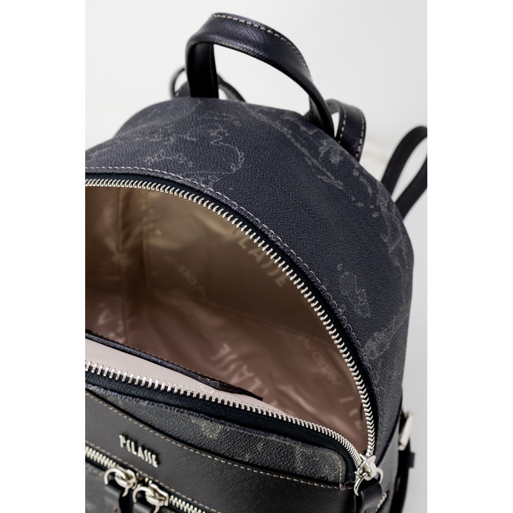 Alviero Martini Prima Classe Black Leather Backpack Alviero Martini Prima Classe