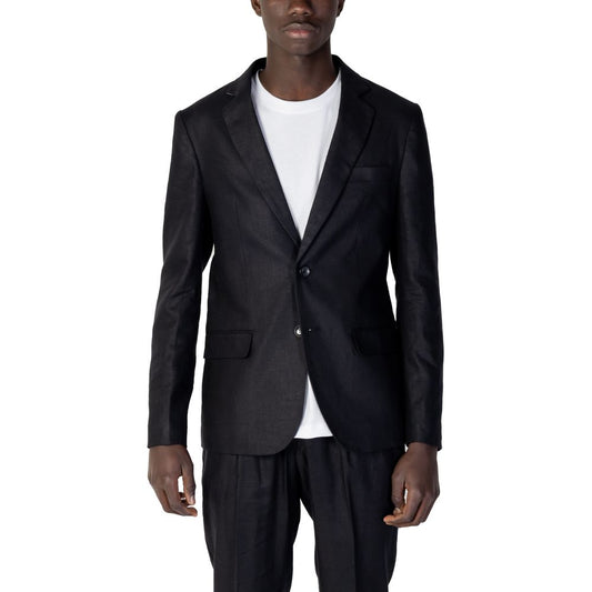 Antony Morato Black Linen Blazer Antony Morato