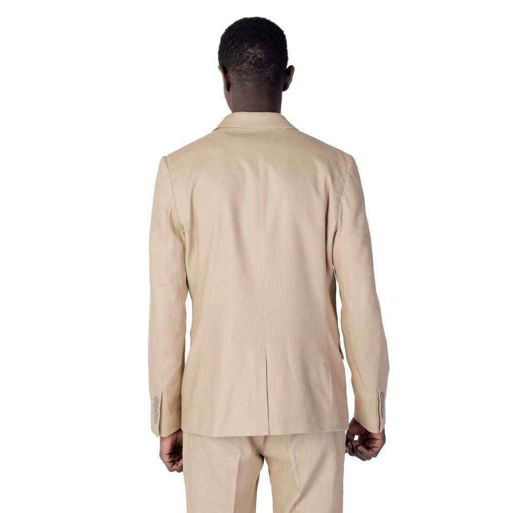 Antony Morato Beige Linen Blazer Antony Morato