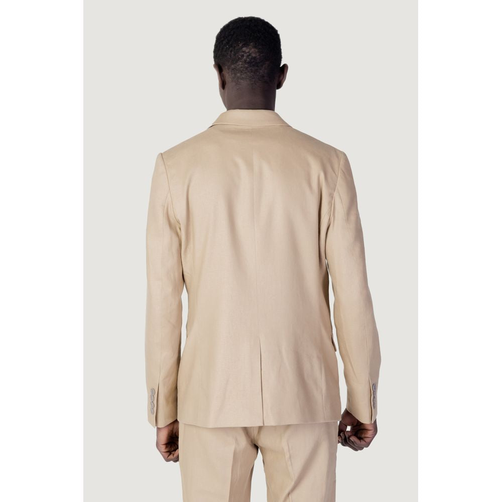 Antony Morato Beige Linen Blazer Antony Morato
