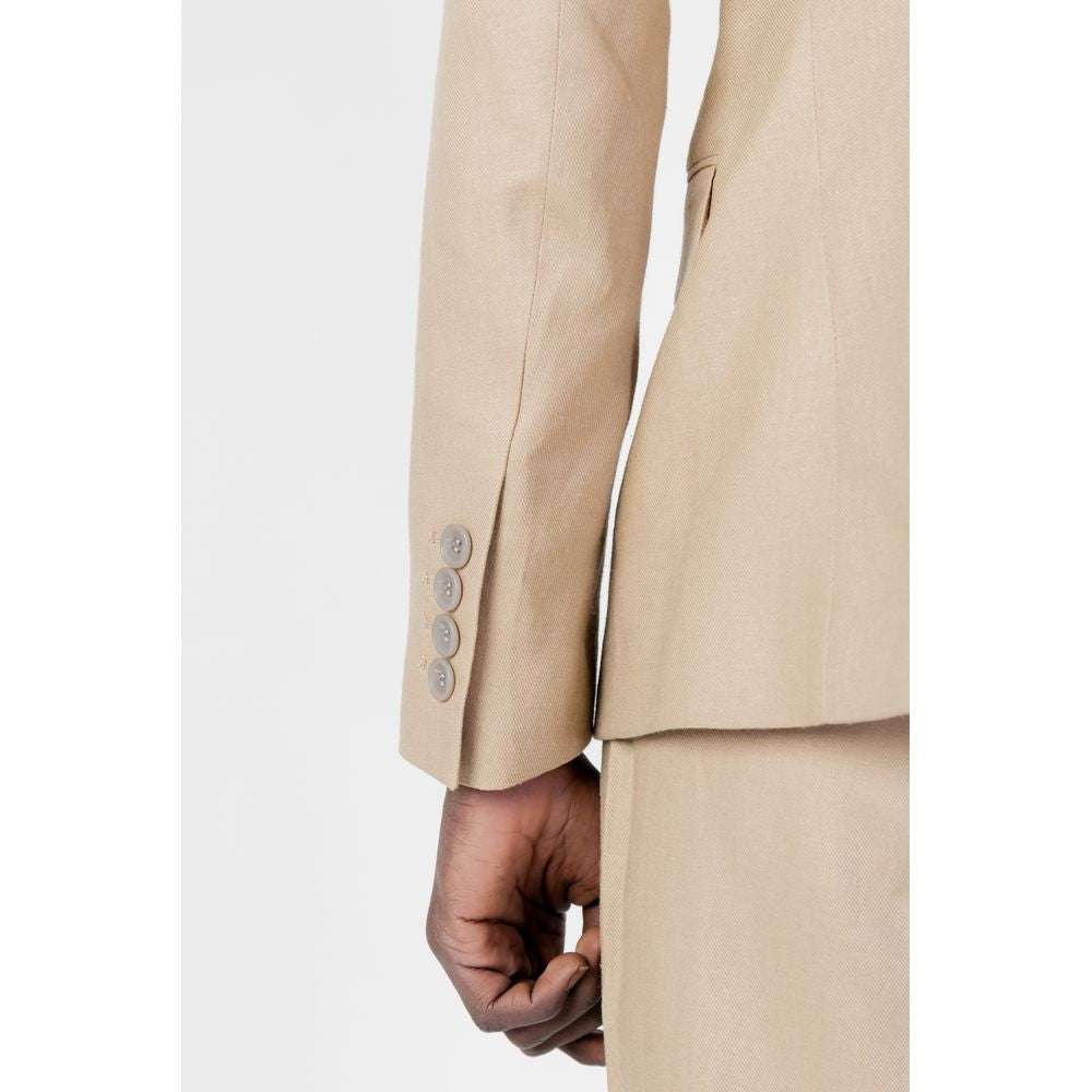 Antony Morato Beige Linen Blazer Antony Morato