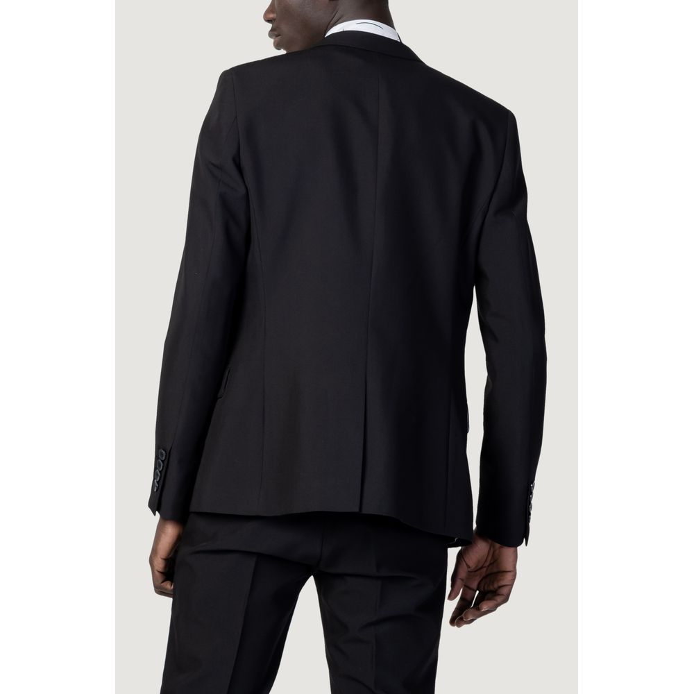 Antony Morato Black Polyester Blazer Antony Morato