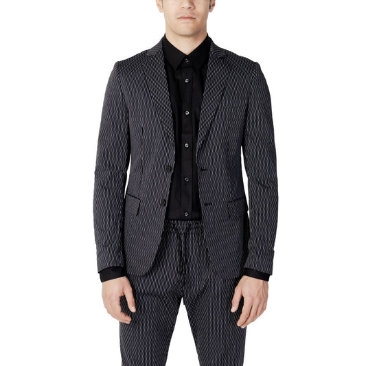 Antony Morato Black Cotton Blazer Antony Morato