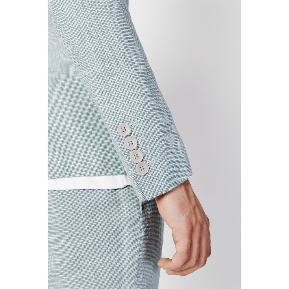 Antony Morato Green Linen Blazer Antony Morato