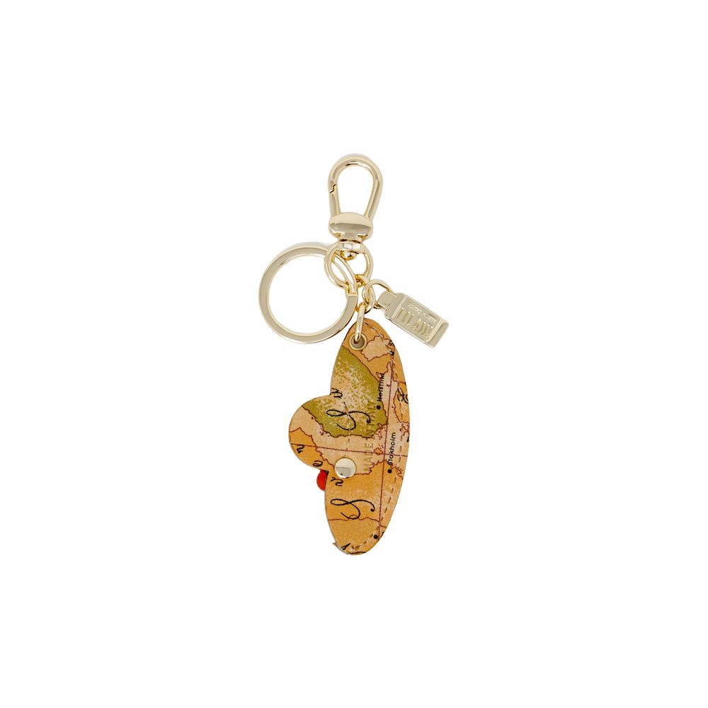 Alviero Martini Prima Classe Beige Polyester Keychain Alviero Martini Prima Classe