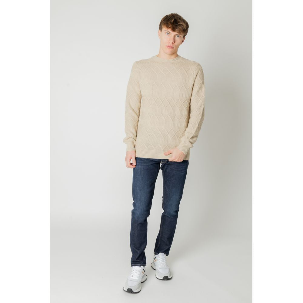 Only & Sons Beige Marabou Sweater Only & Sons
