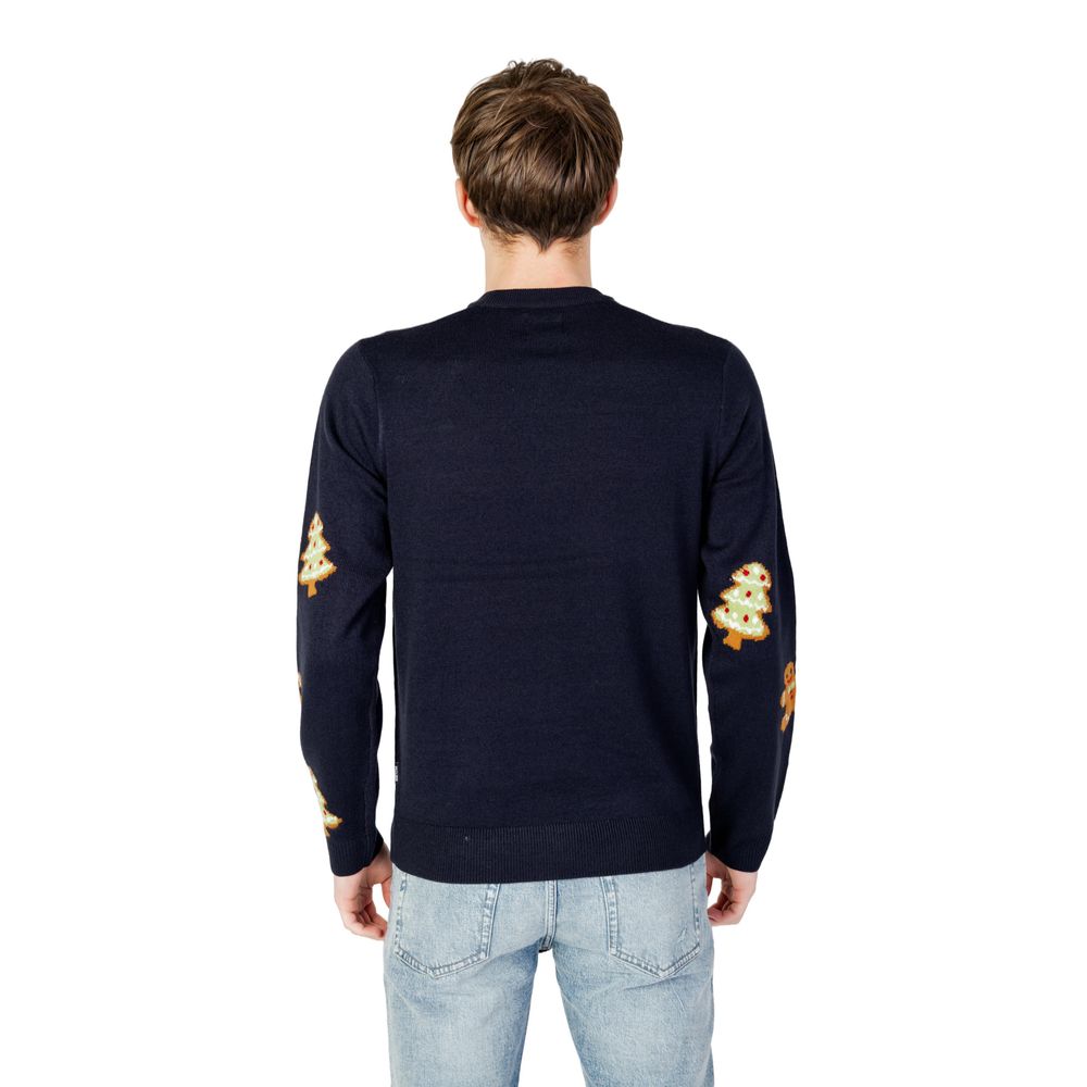 Only & Sons Blue Marabou Sweater Only & Sons