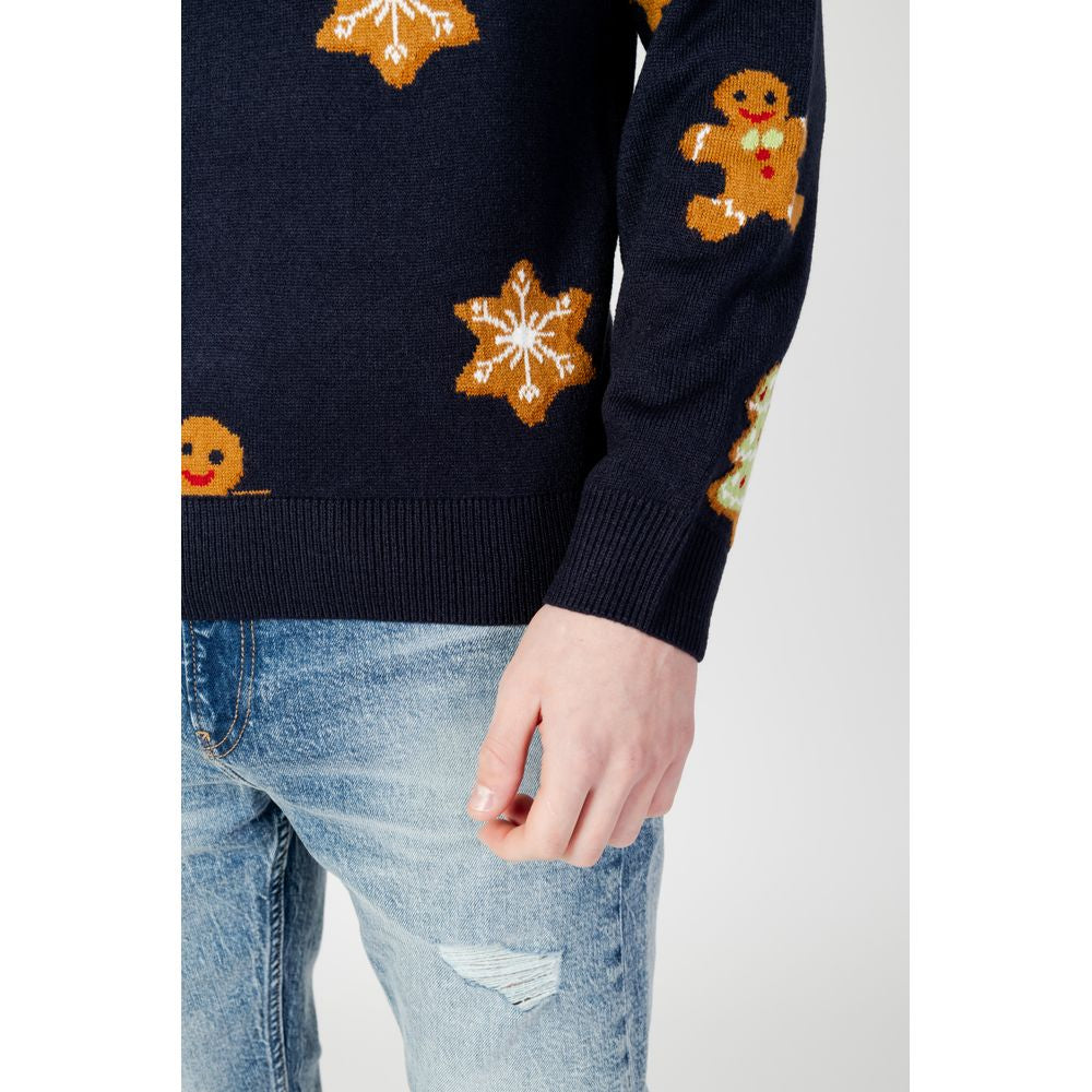 Only & Sons Blue Marabou Sweater Only & Sons