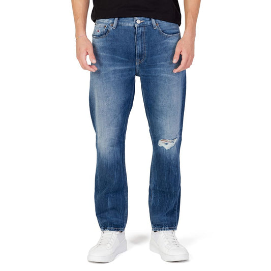 Tommy Hilfiger Jeans Blue Cotton Slim Fit Jean Tommy Hilfiger Jeans