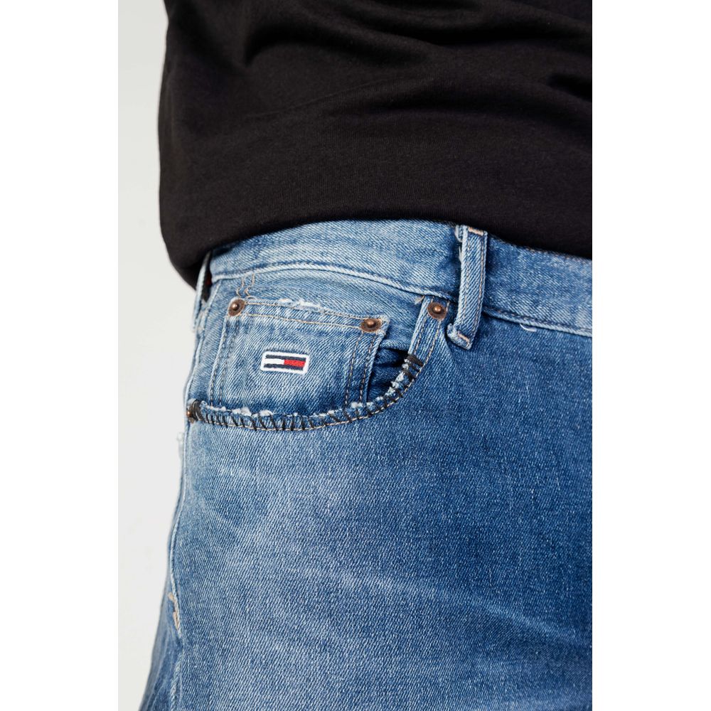 Tommy Hilfiger Jeans Blue Cotton Slim Fit Jean Tommy Hilfiger Jeans
