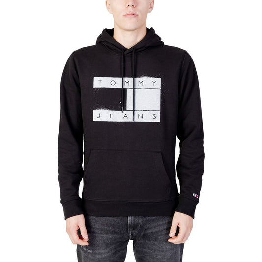Tommy Hilfiger Jeans Black Organic Cotton Hoody Tommy Hilfiger Jeans