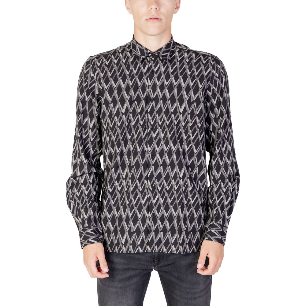 Antony Morato Black Cotton Shirt Antony Morato