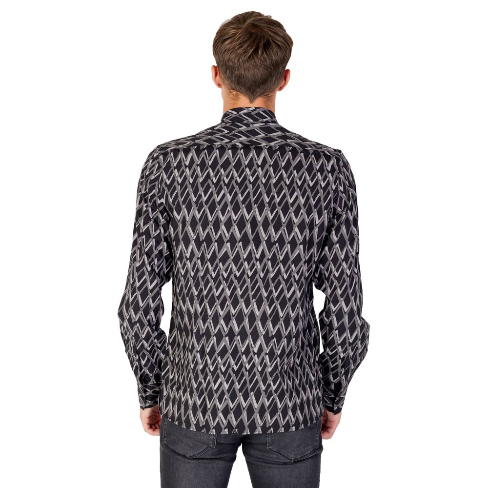 Antony Morato Black Cotton Shirt Antony Morato