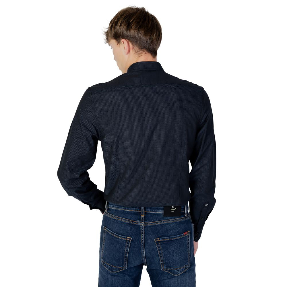 Antony Morato Blue Cotton Shirt Antony Morato