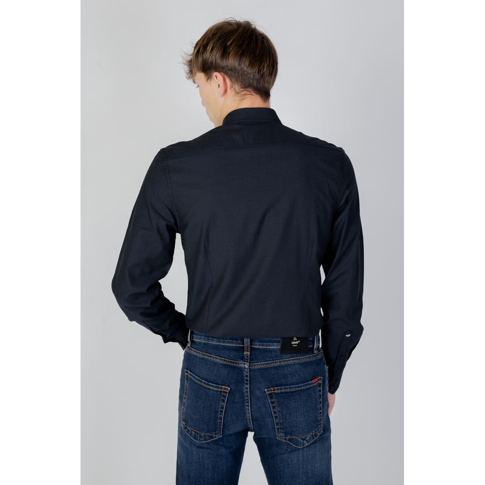 Antony Morato Blue Cotton Shirt Antony Morato