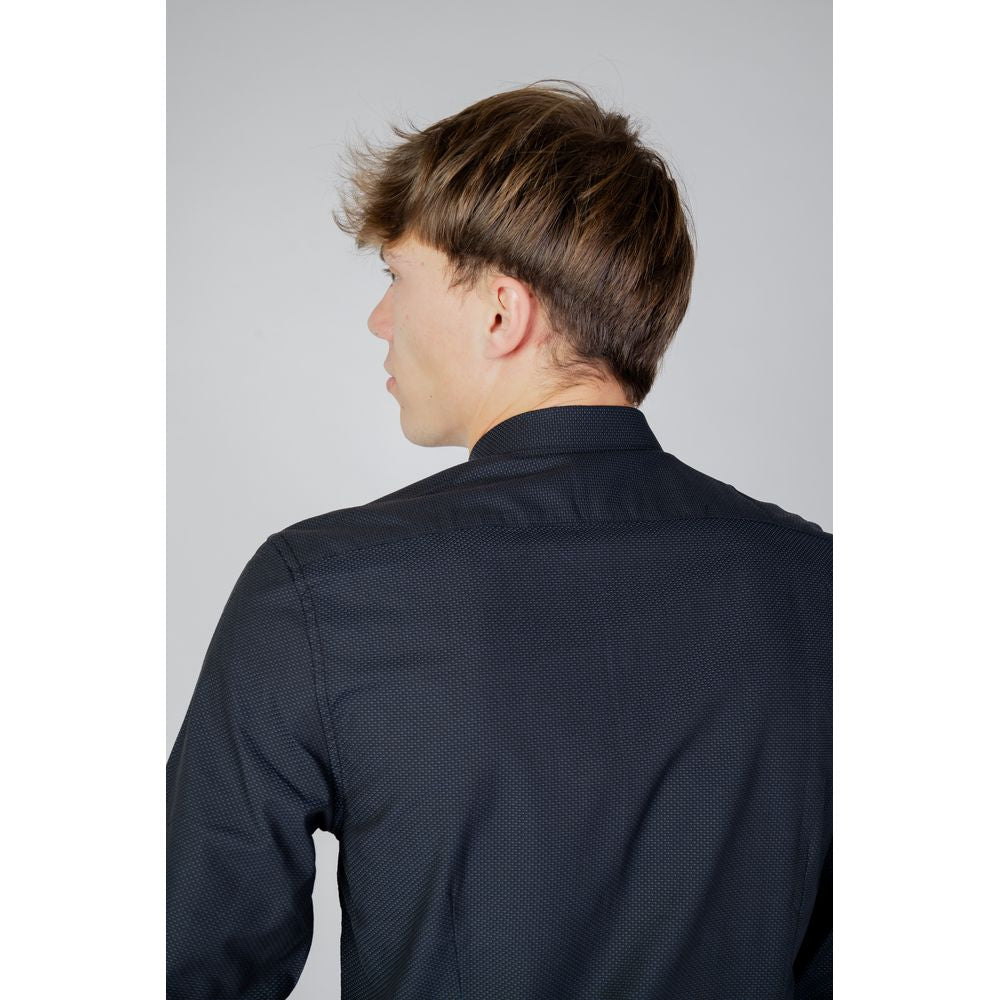 Antony Morato Blue Cotton Shirt Antony Morato