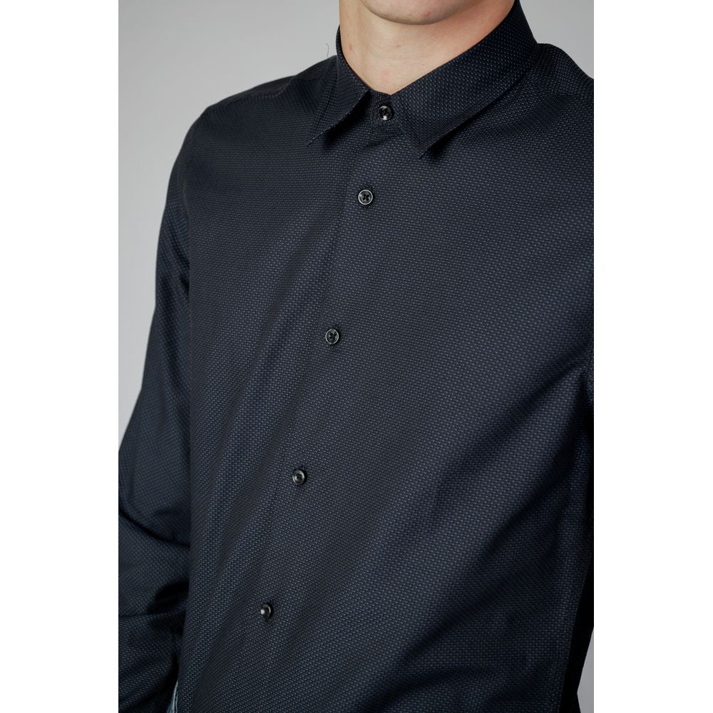 Antony Morato Blue Cotton Shirt Antony Morato