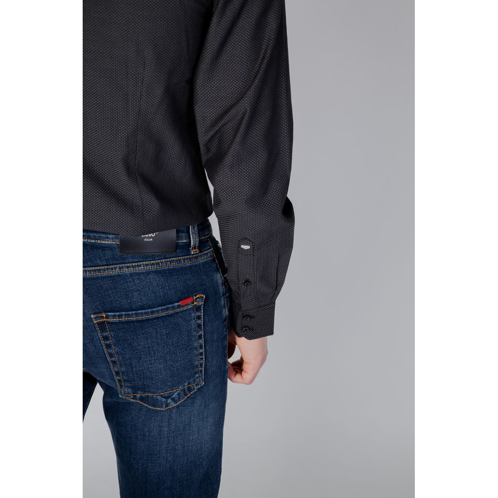 Antony Morato Gray Cotton Shirt Antony Morato