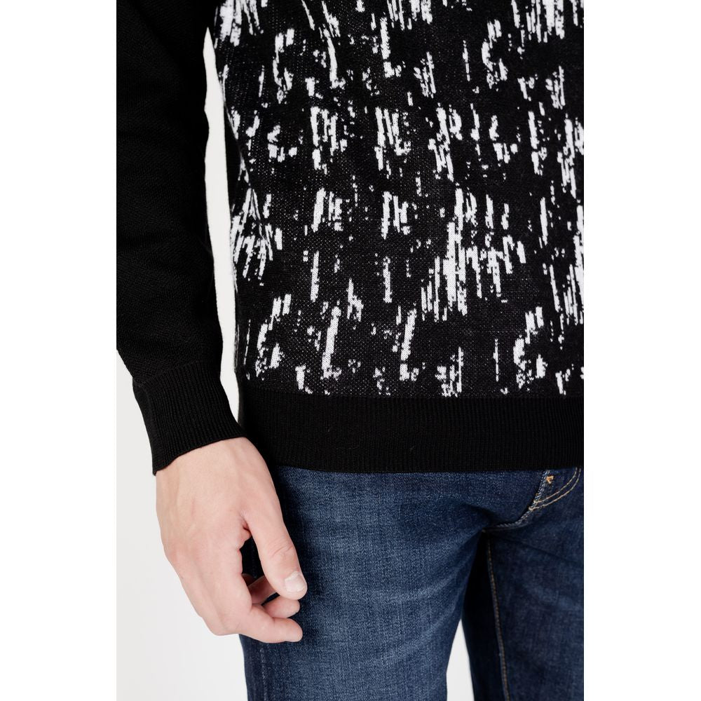 Antony Morato Black Wool Turtleneck Antony Morato