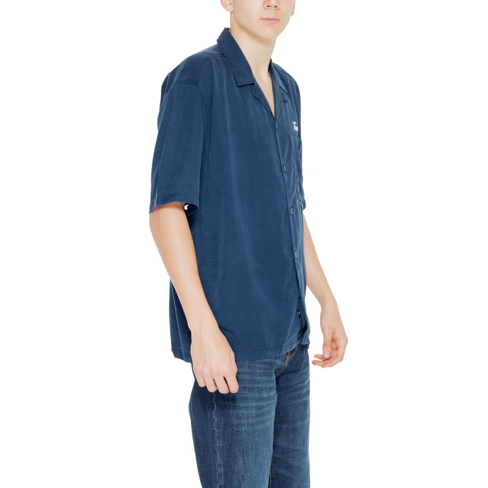 Tommy Hilfiger Jeans Blue Lyocell Shortsleeve Tommy Hilfiger Jeans