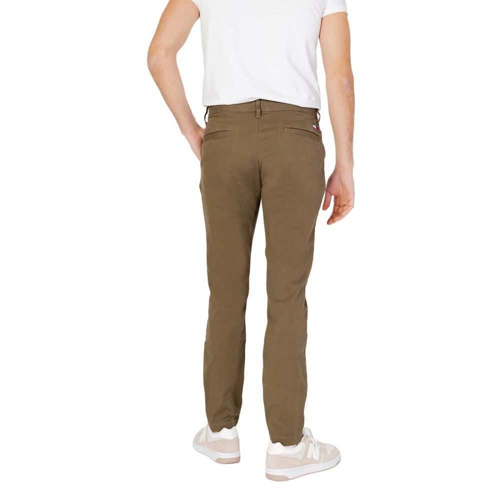 Tommy Hilfiger Jeans Green Organic Cotton Pant Tommy Hilfiger Jeans