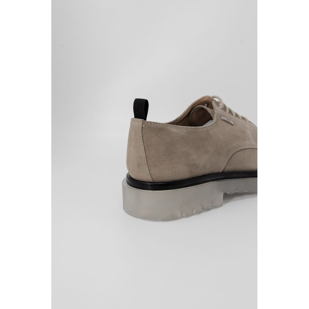 Antony Morato Beige Polyethylene Oxfords And Derby Antony Morato