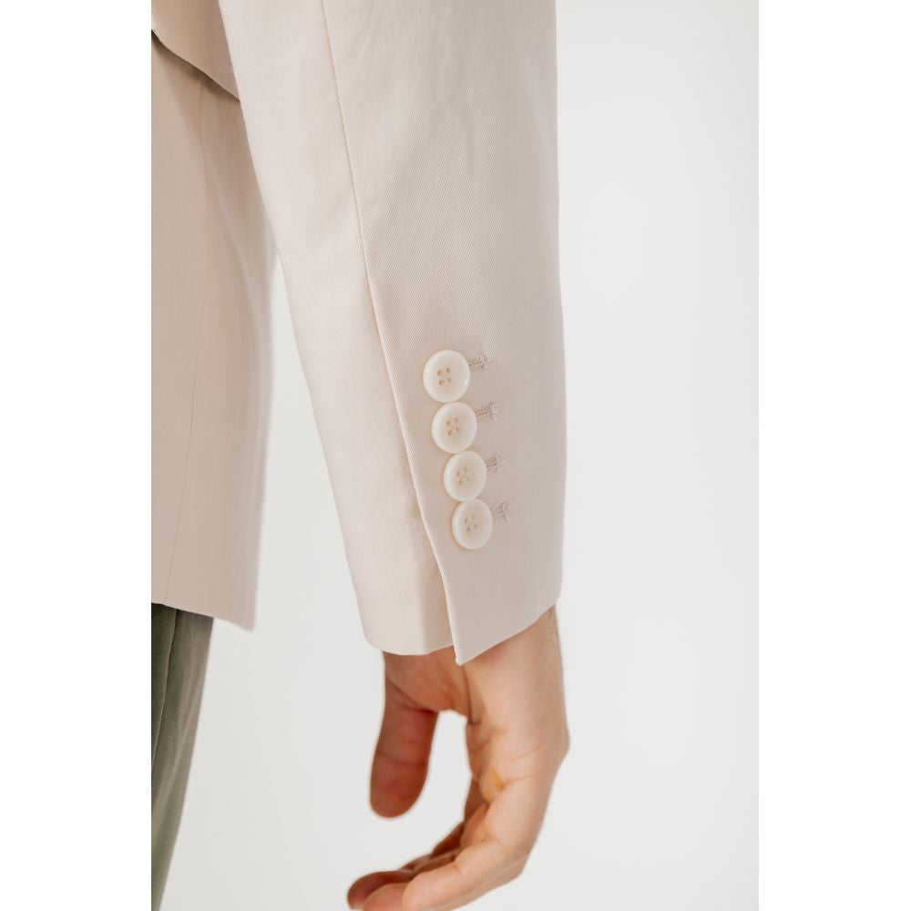 Antony Morato Cream Cotton Blazer Antony Morato