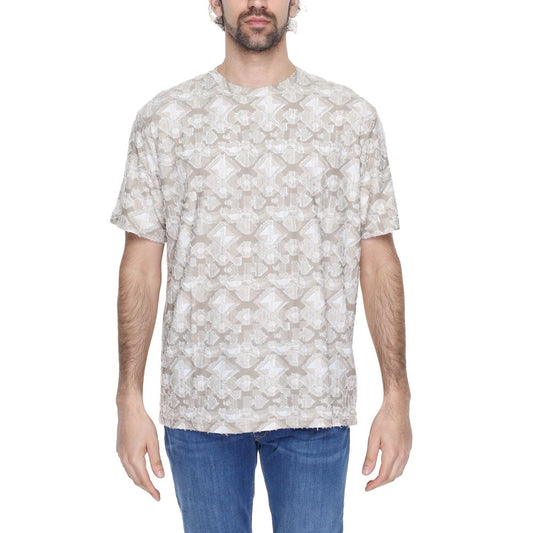 Antony Morato Beige Polyester T-Shirt Antony Morato