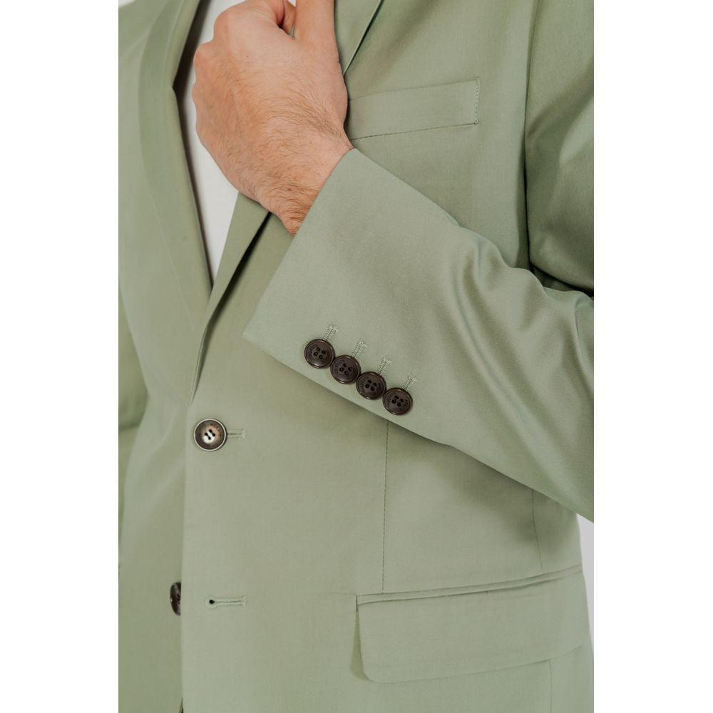 Antony Morato Green Cotton Blazer Antony Morato