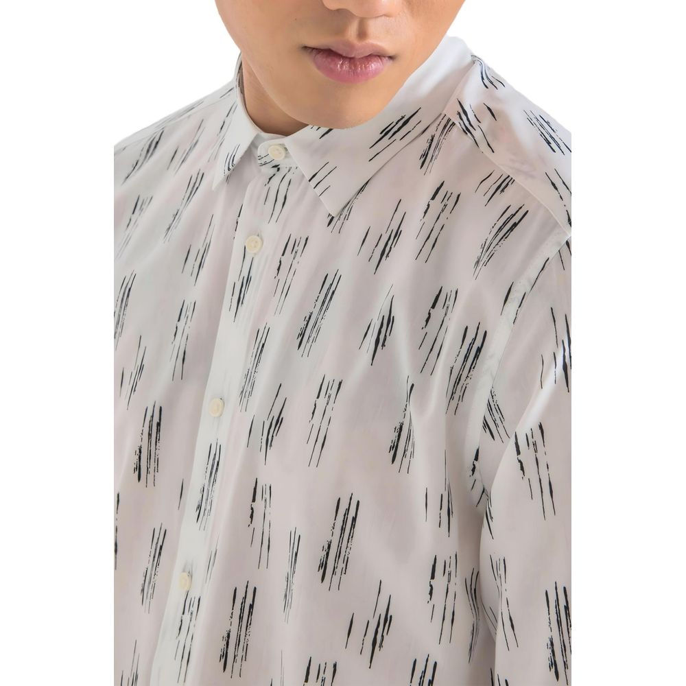 Antony Morato White Viscose Shirt Antony Morato