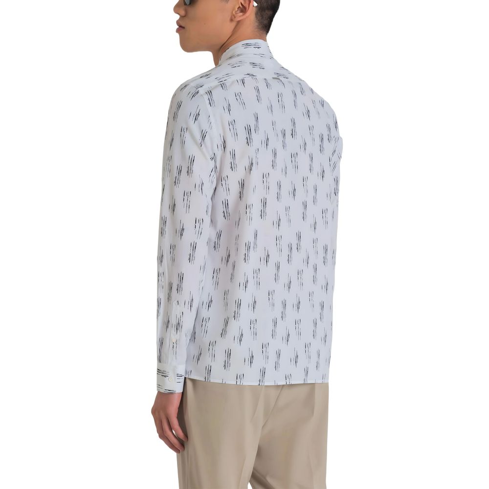 Antony Morato White Viscose Shirt Antony Morato