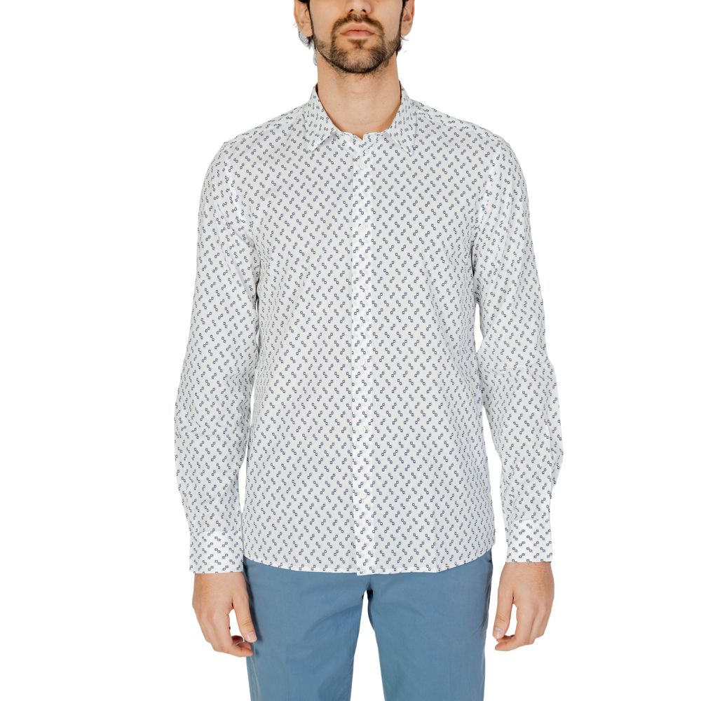 Antony Morato White Viscose Shirt Antony Morato