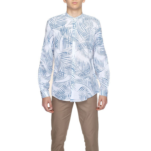 Antony Morato Blue Cotton Shirt Antony Morato