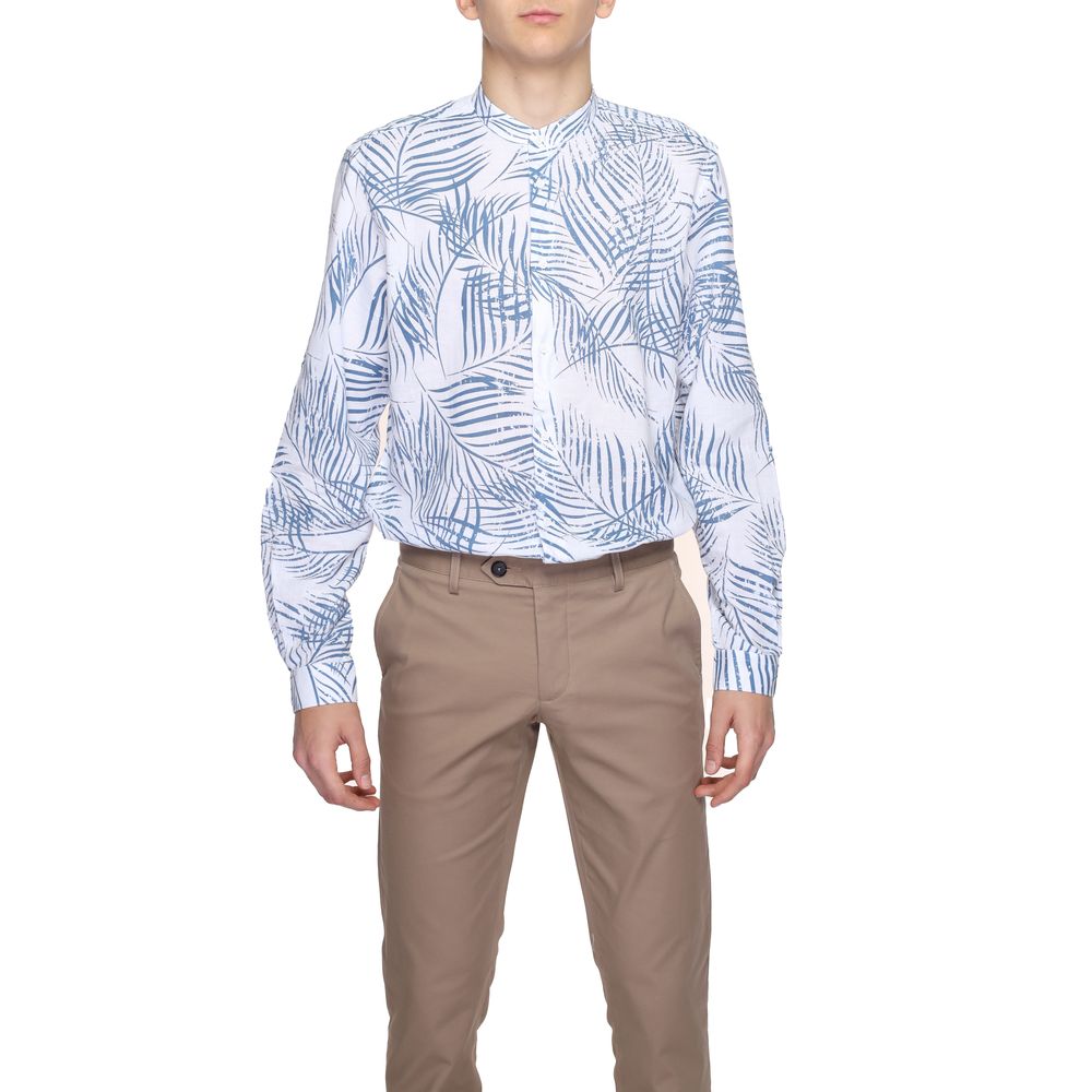 Antony Morato Blue Cotton Shirt Antony Morato