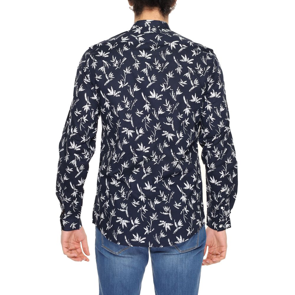 Antony Morato Blue Cotton Shirt Antony Morato