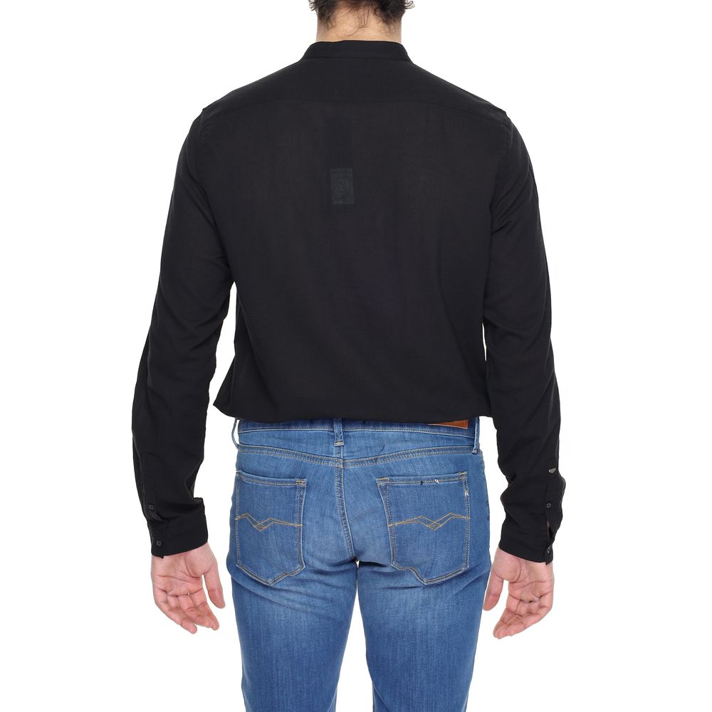 Antony Morato Black Cotton Shirt Antony Morato
