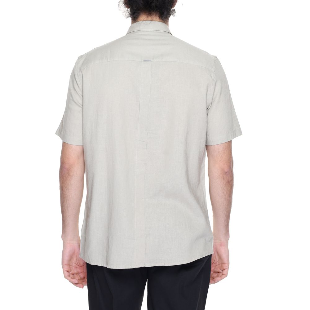 Antony Morato Beige Linen Shortsleeve Antony Morato