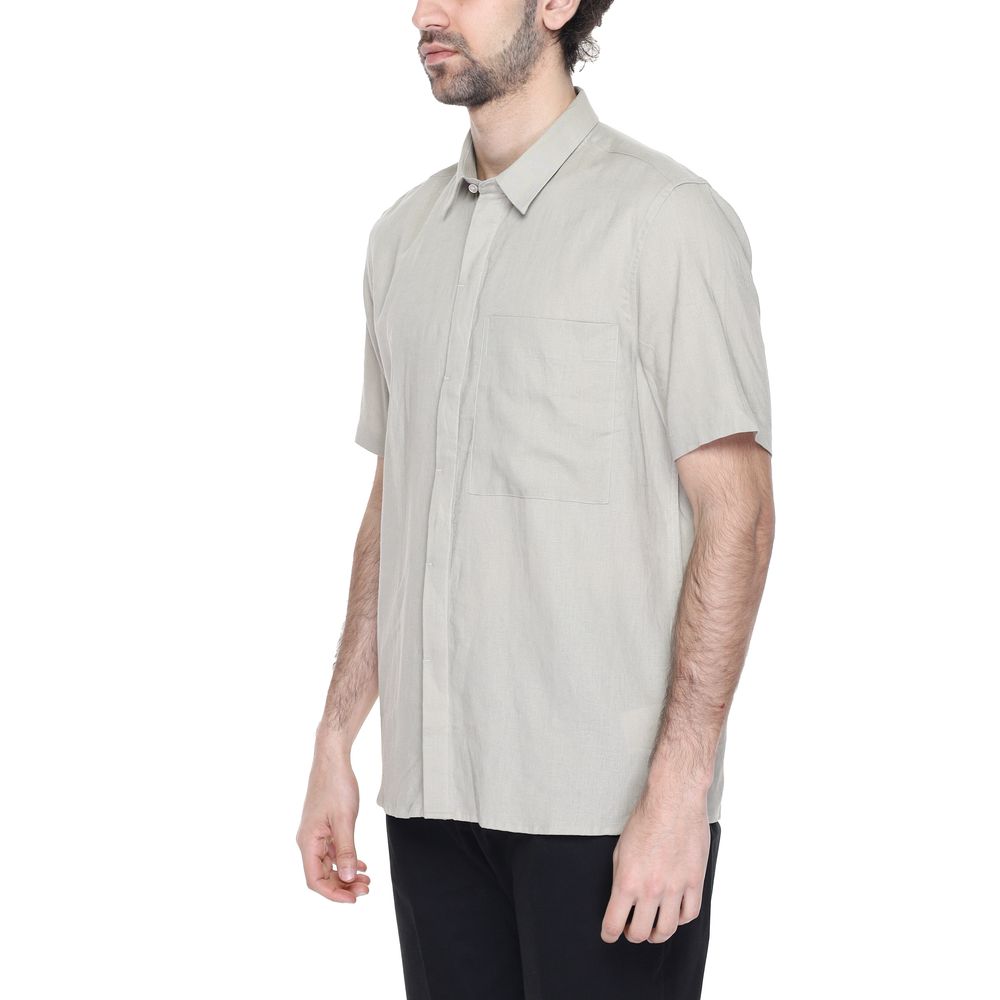Antony Morato Beige Linen Shortsleeve Antony Morato