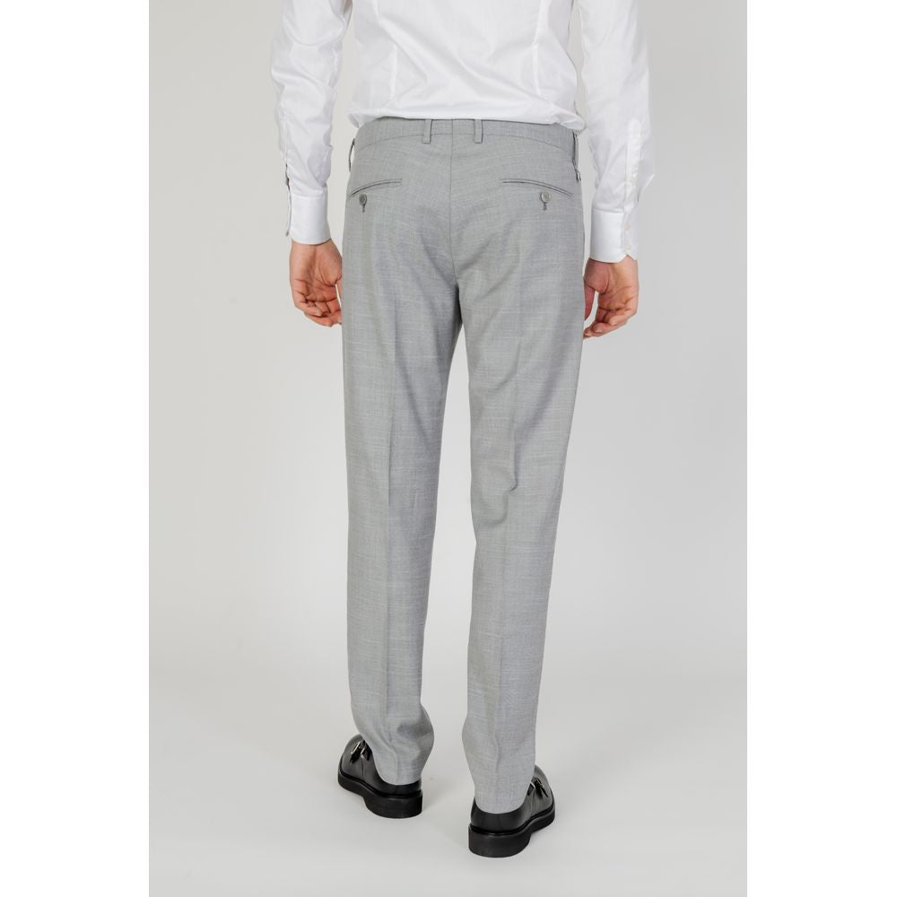 Antony Morato Gray Polyester Pant Antony Morato