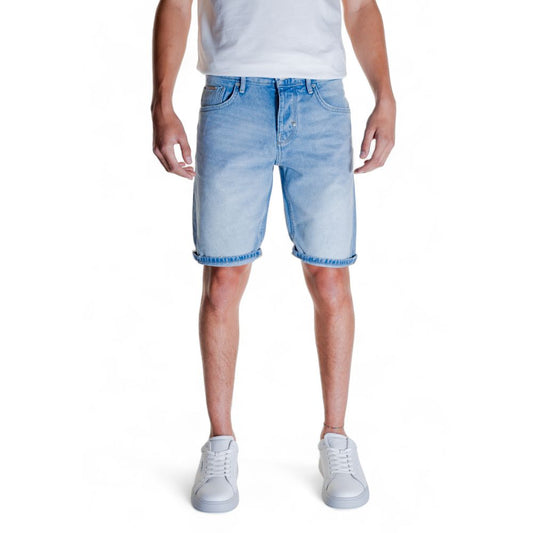 Antony Morato Light Blue Cotton Bermuda Antony Morato