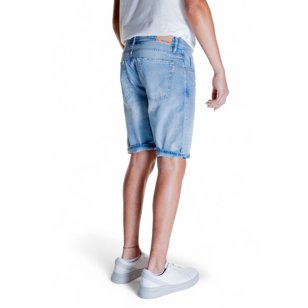 Antony Morato Light Blue Cotton Bermuda Antony Morato